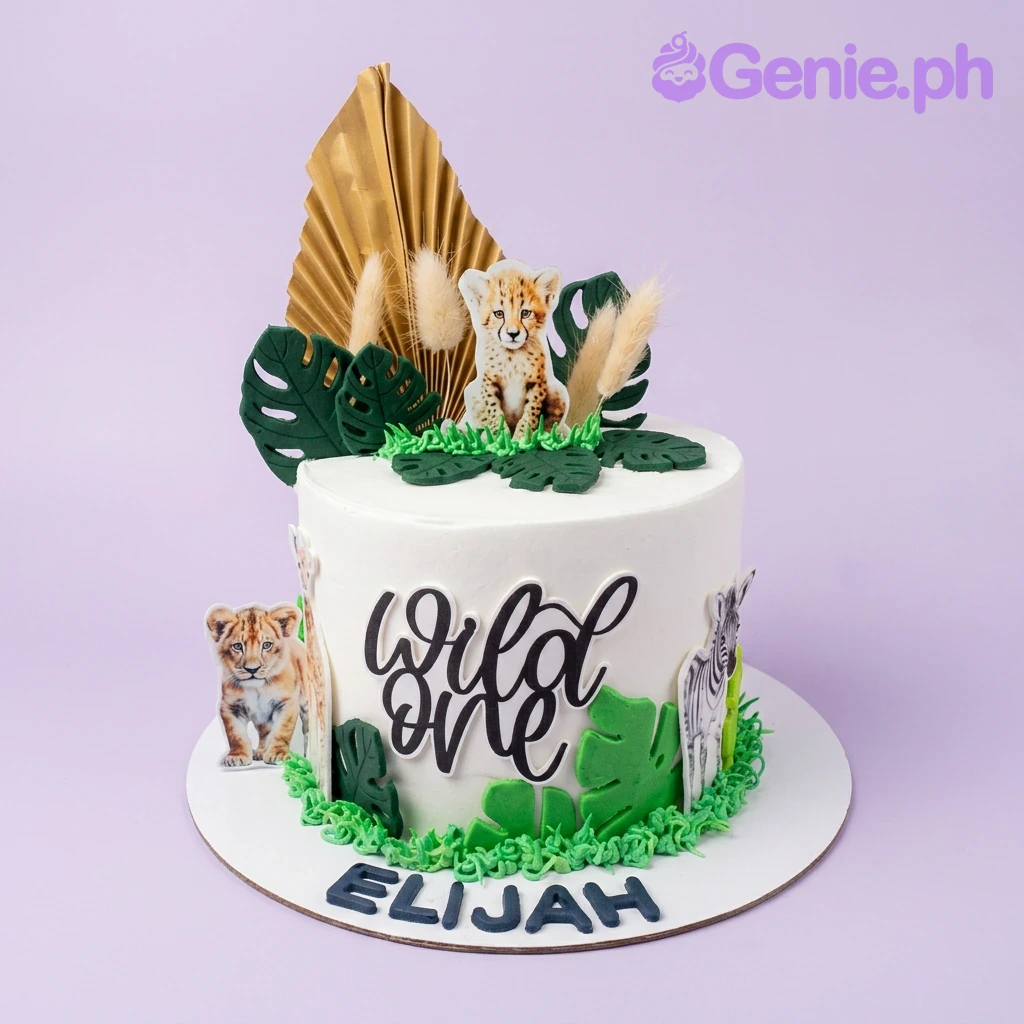 Wild One Safari Cake