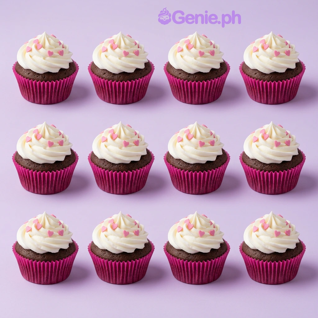 Womens Day Sing Cupcakes Design