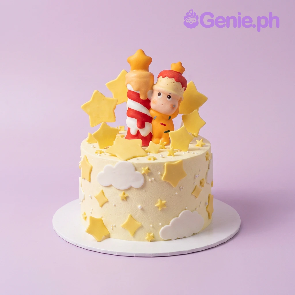 Yellow Star Character Stars Cake Design Yellow Star Character Stars Cake Design
