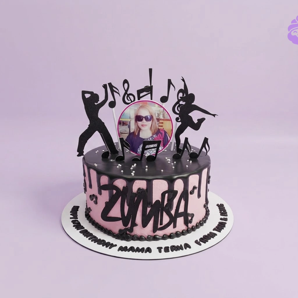 Zumba Dancer Cake Design