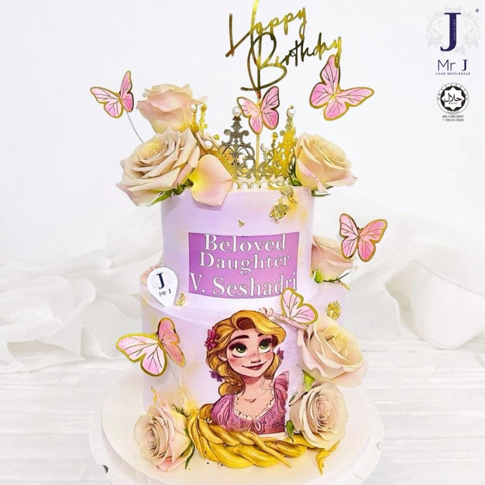 Rapunzel Birthday Cake Rapunzel Birthday Cake