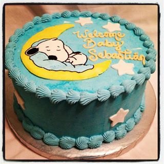 Snoopy Baby Cake