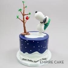 Snoopy Christmas Cake