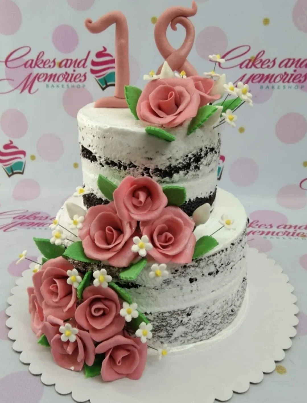 18th Birthday Sew Cake Design