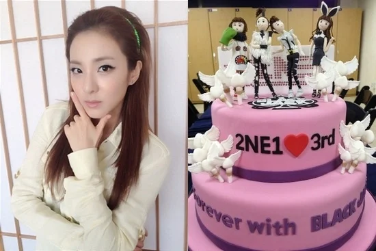 2ne1 Kpop Dedication Cake Design