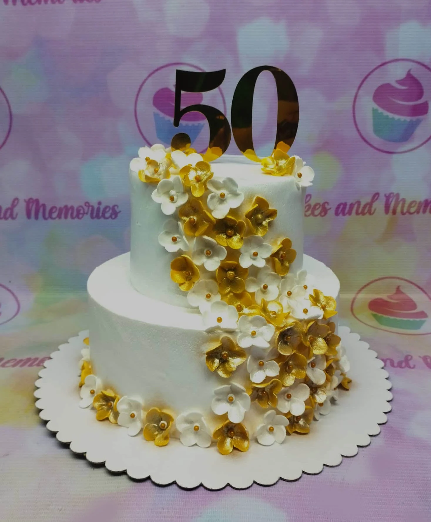 50th Birthday Debut Cake Design