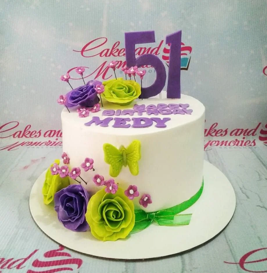 51st Birthday Candyland Cake Design