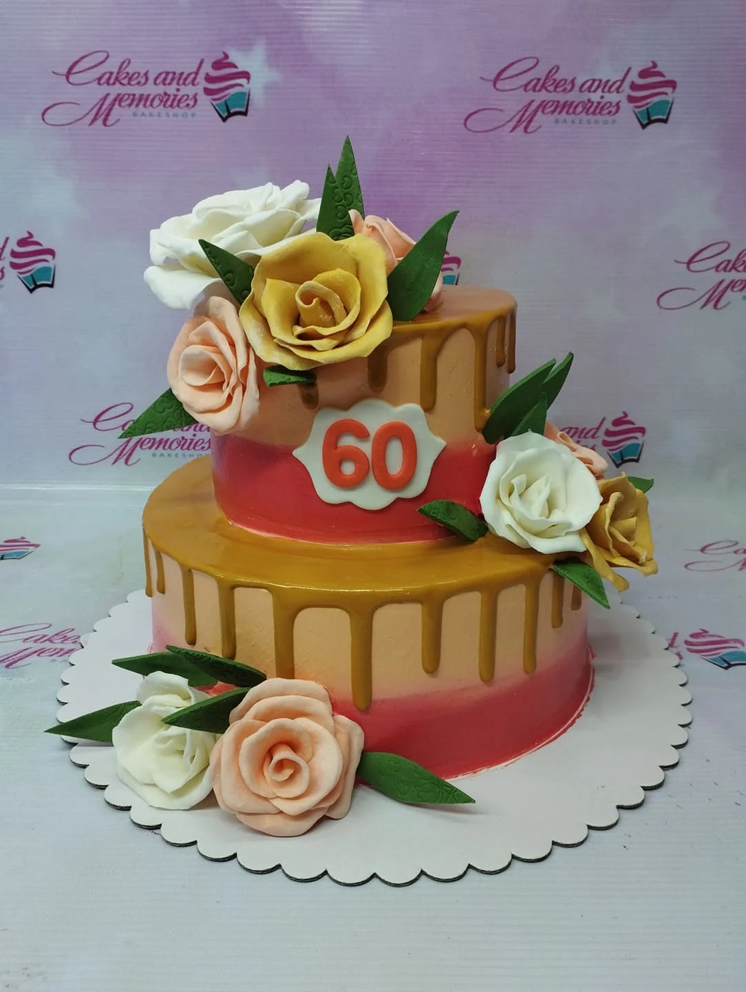 60th Birthday Debut Cake Design