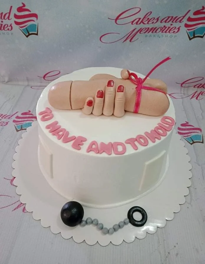 Adult Bachelorette Bridal Shower Cake Design