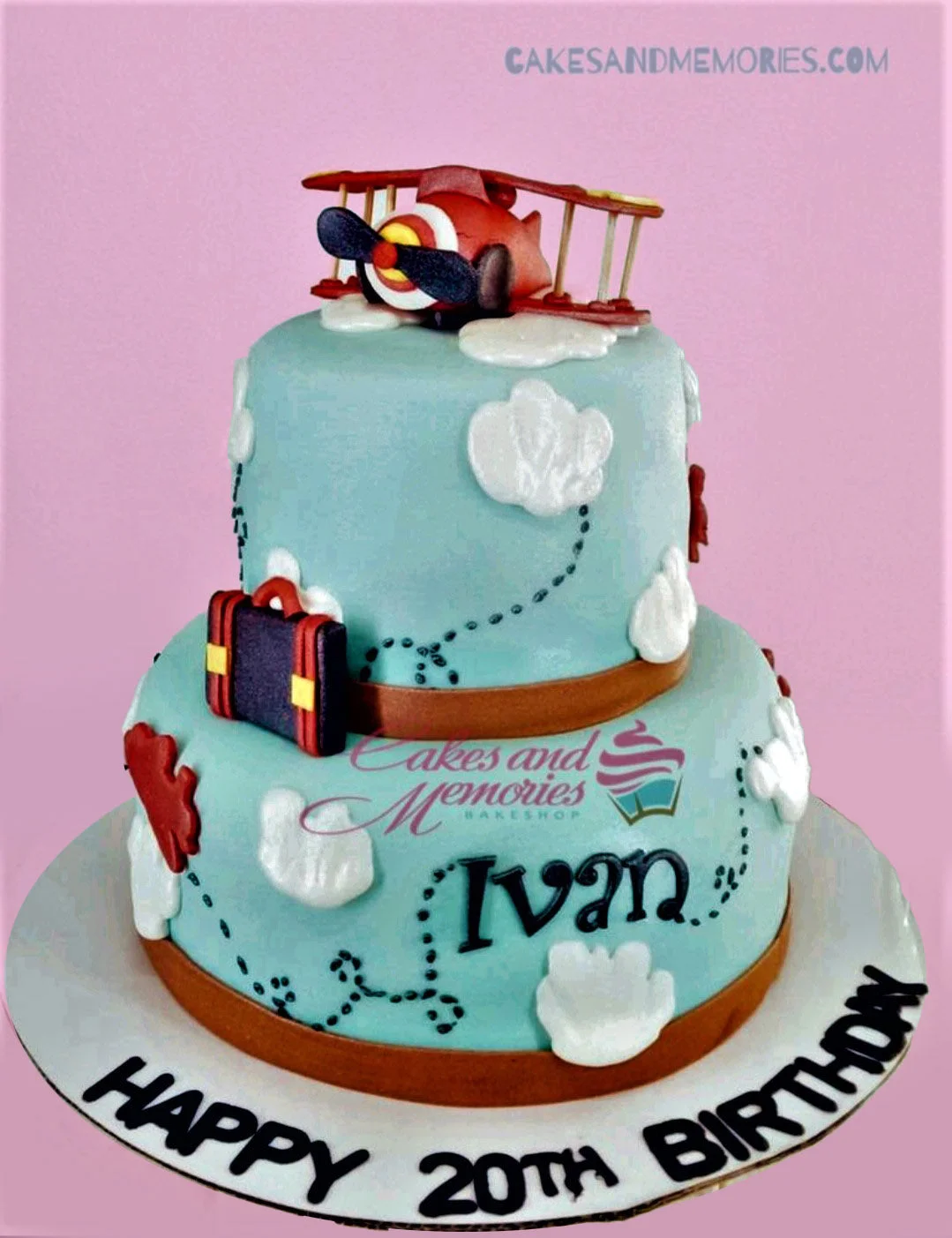 Airplane Suit Cake Design