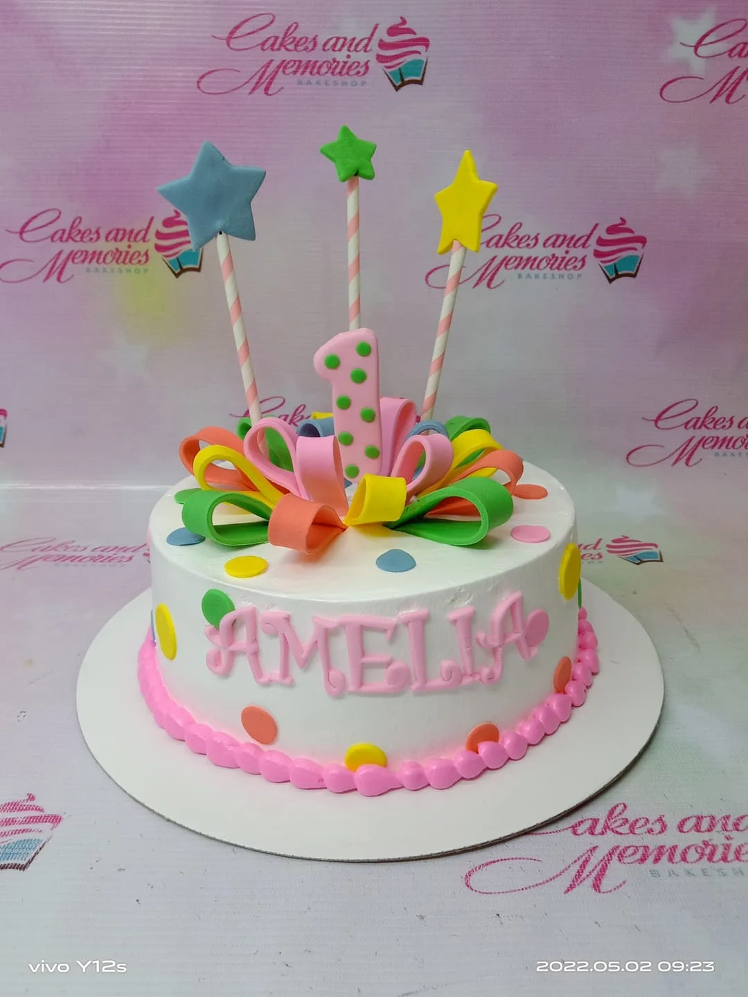 Amelia First Birthday Cake