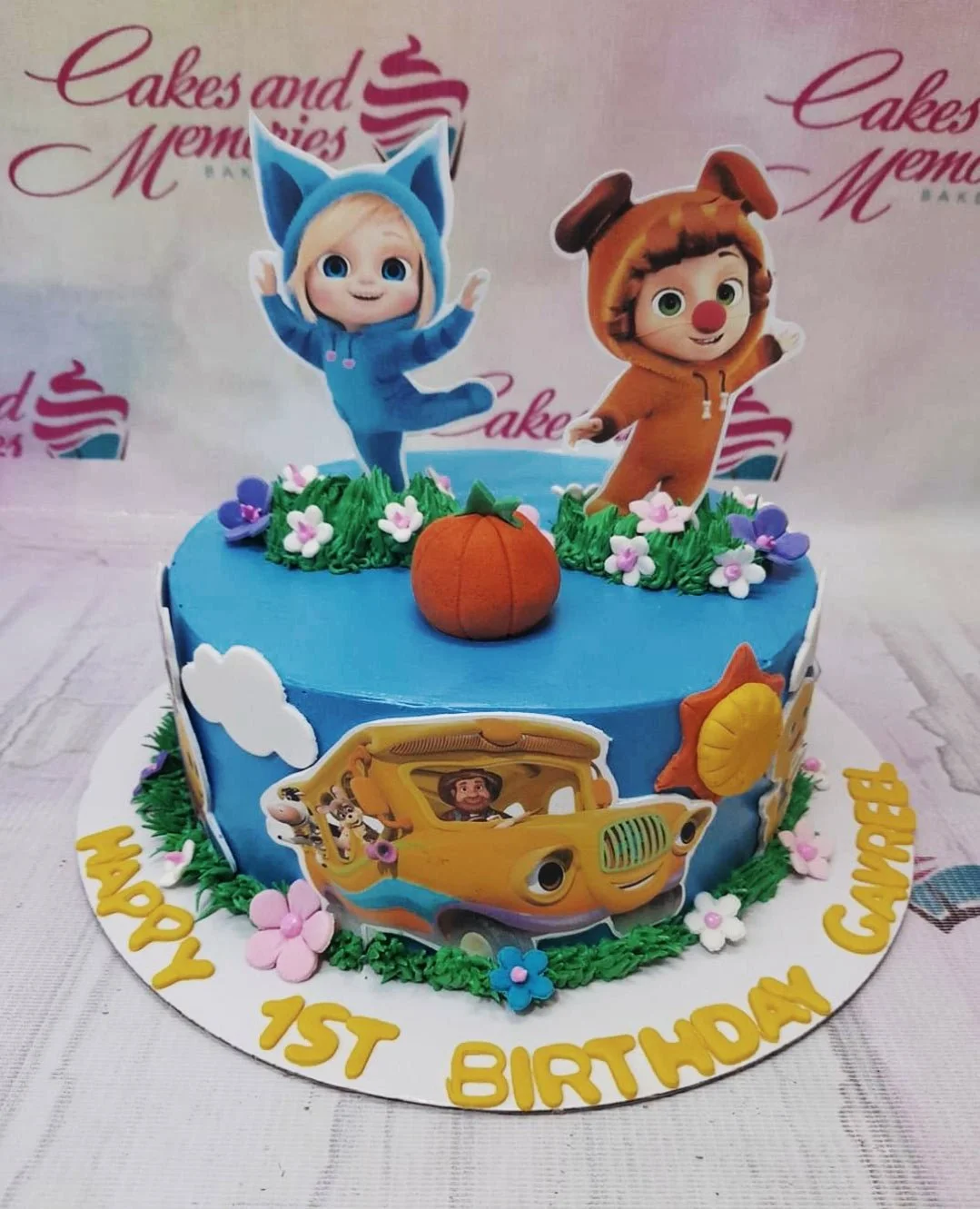 Animated Character Suit Cake Design