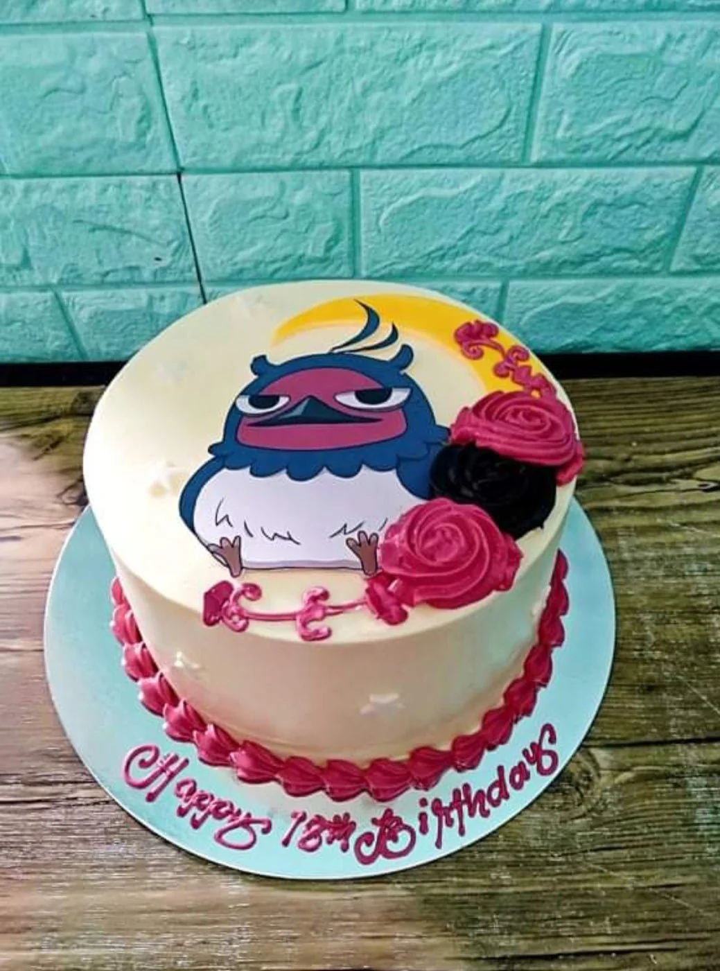 Anime Bird Cake