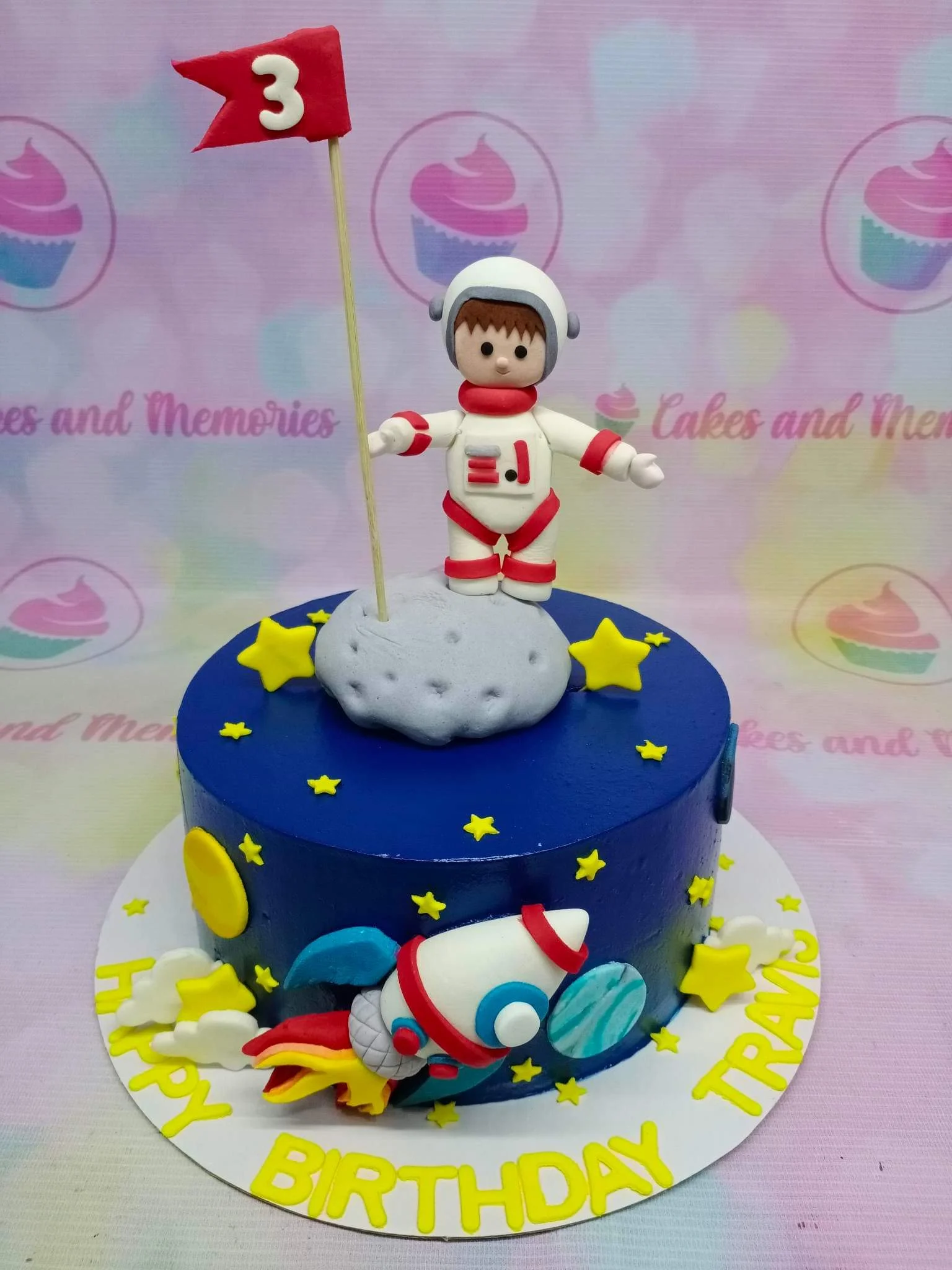 Astronaut Space Space Jam Cake Design