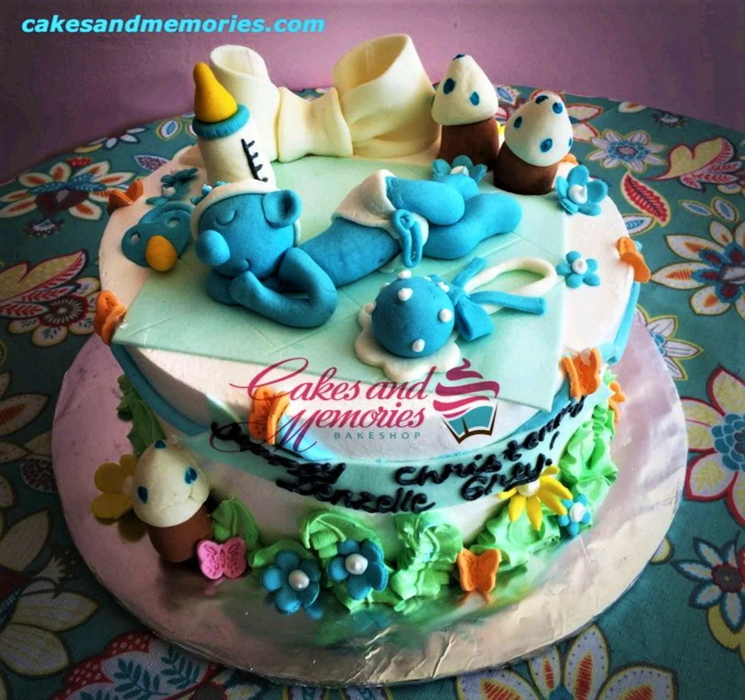 Baby Boy Cake
