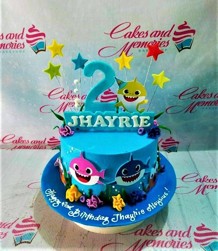 Baby Shark Gacha Life Cake Design