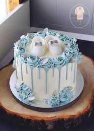 Baby Shower Hot Air Balloon Cake Design