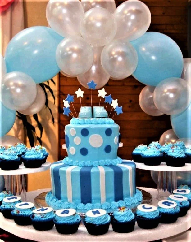 Baby Shower Bags & Shoes Cake Design
