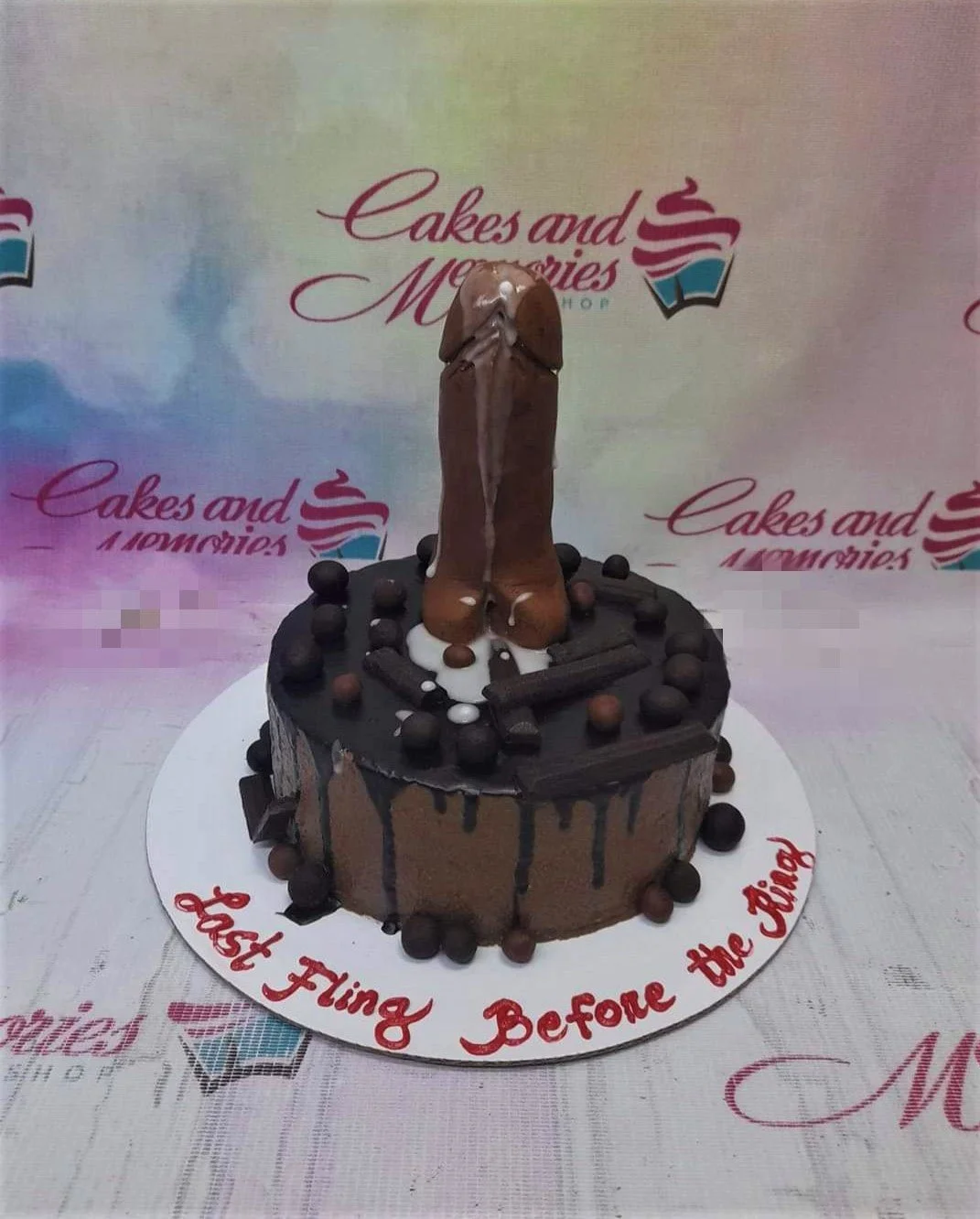 Bachelorette Bridal Shower Cake Design