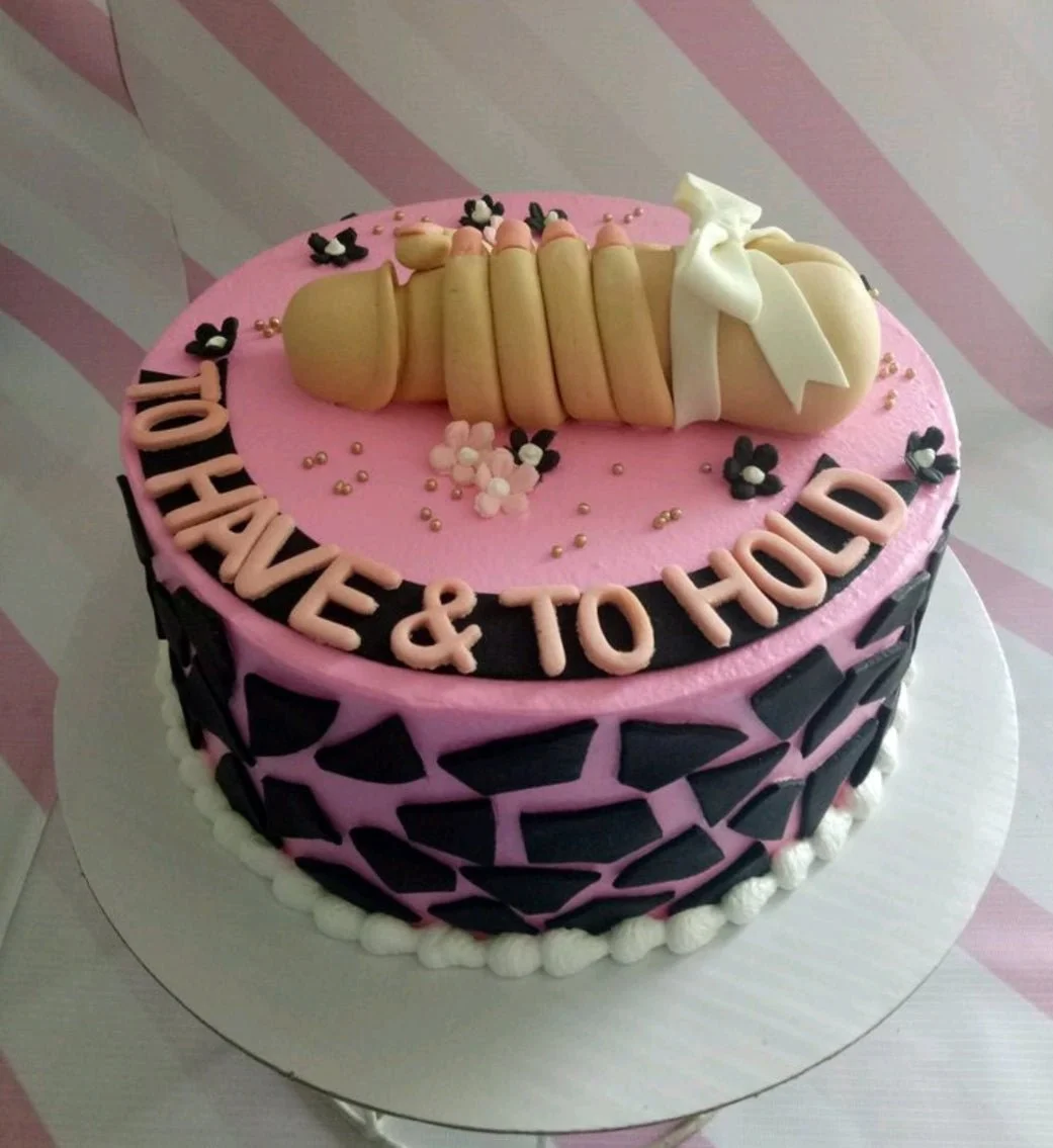 Bachelorette Bridal Shower Cake Design