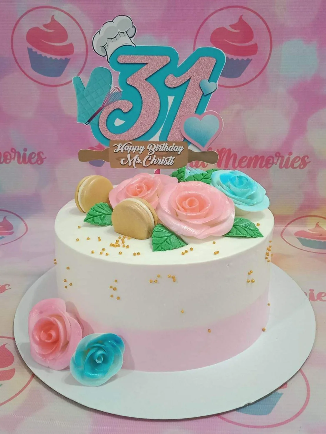 Baking 31st Birthday Chef Cake Design