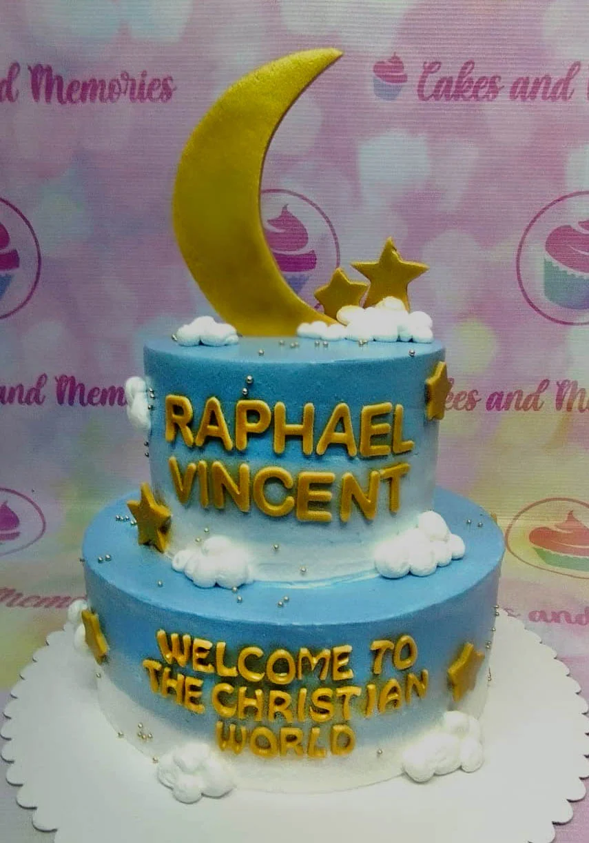 Baptism Sailor Moon Cake Design