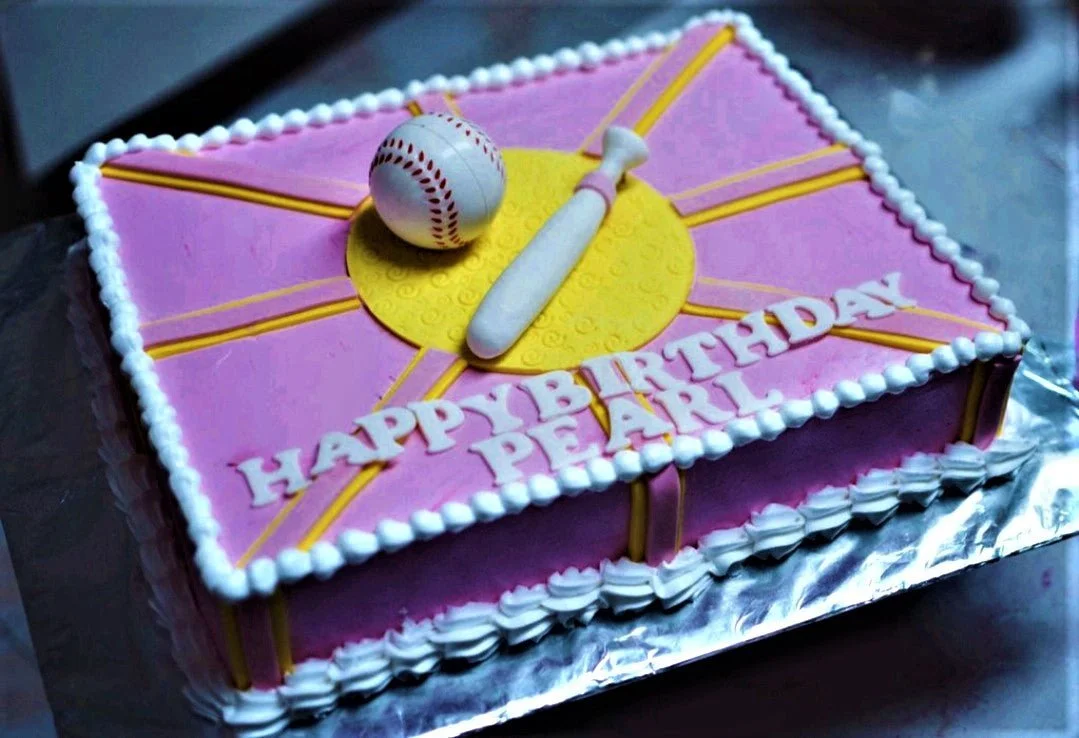 Baseball Birthday Cake