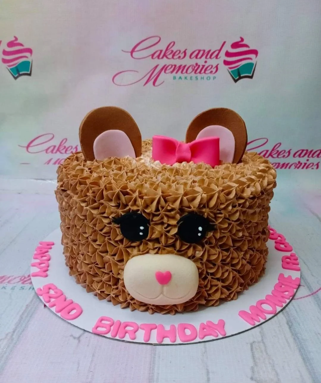 Bear Character Gummy Bear Cake Design