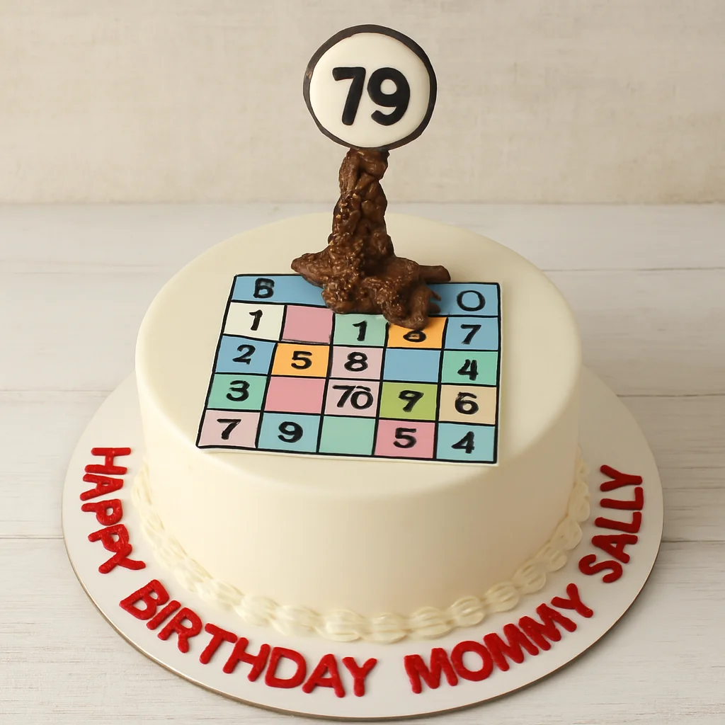 Bingo Birthday Bini Cake Design