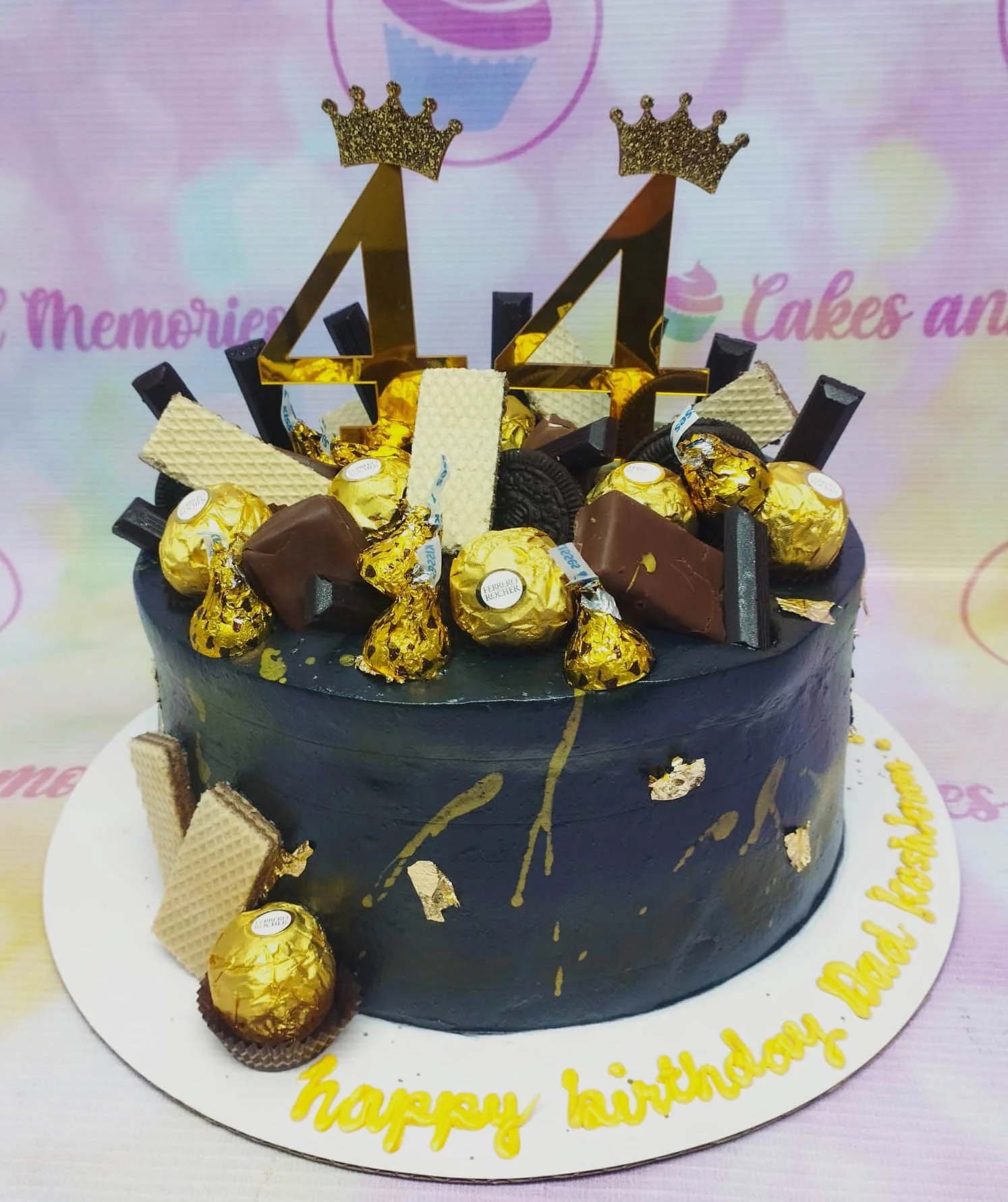 Black Gold Chocolate Ferrari Cake Design
