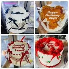 Black Ribbon Cake