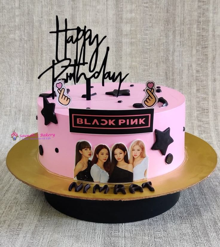 Blackpink Kpop Cake Blackpink Kpop Cake