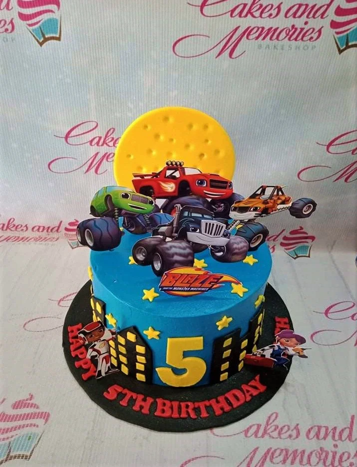 Blaze And The Monster Machines Cookie Monster Cake Design