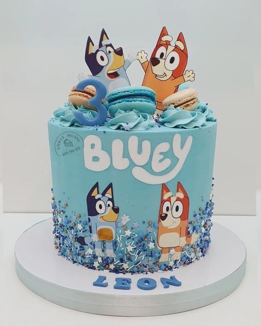 Bluey Cake