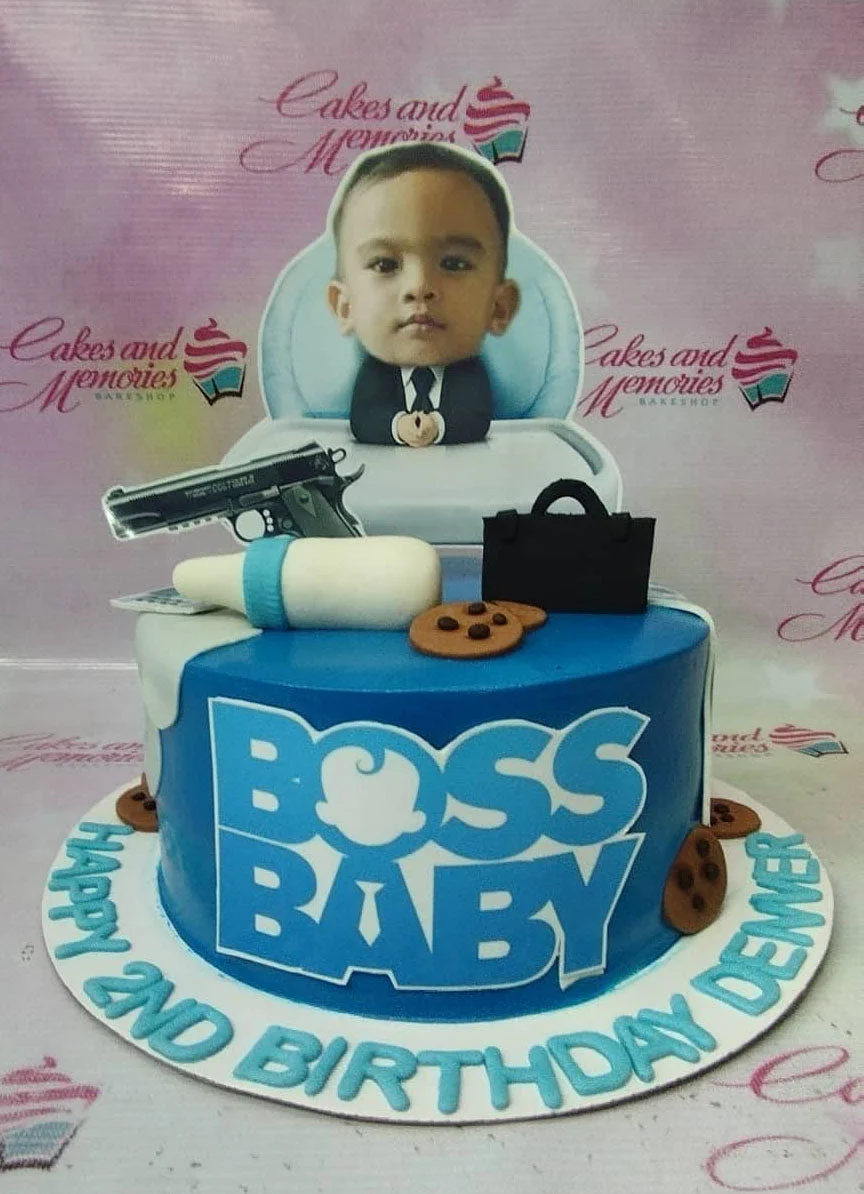 Boss Baby Gundam Cake Design