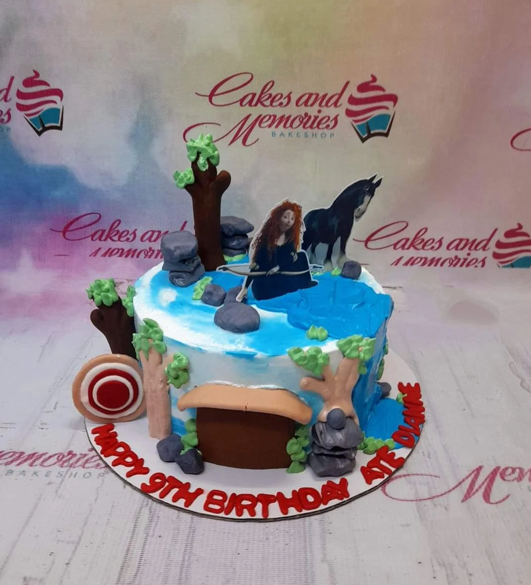 Brave Merida Cake