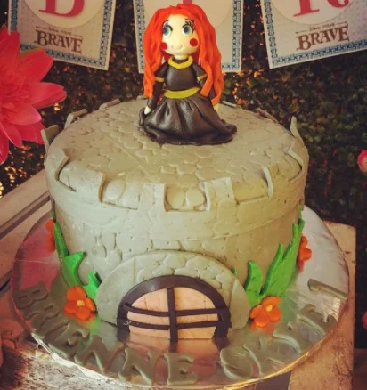 Brave Merida Cake