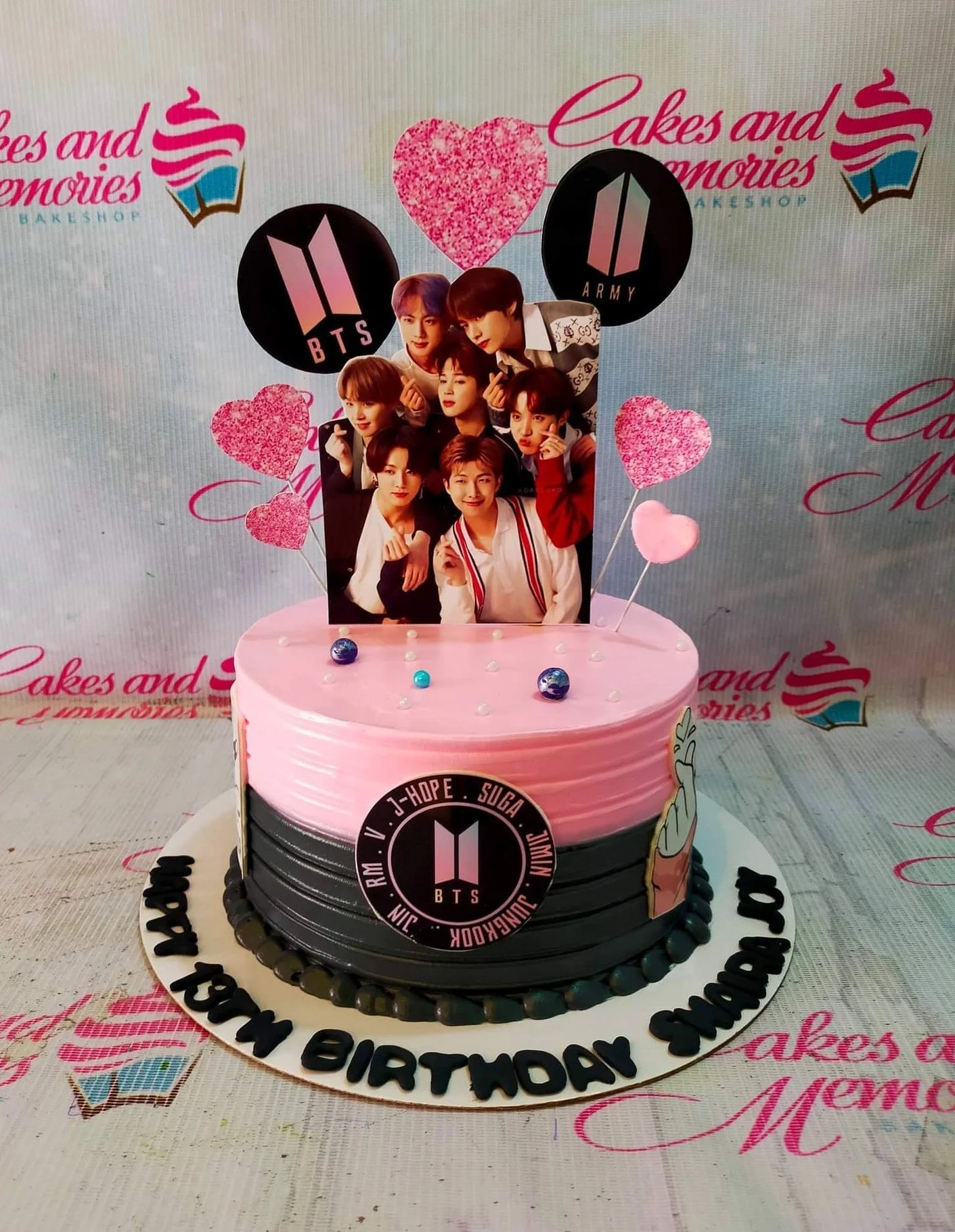 Bts Kpop Cake
