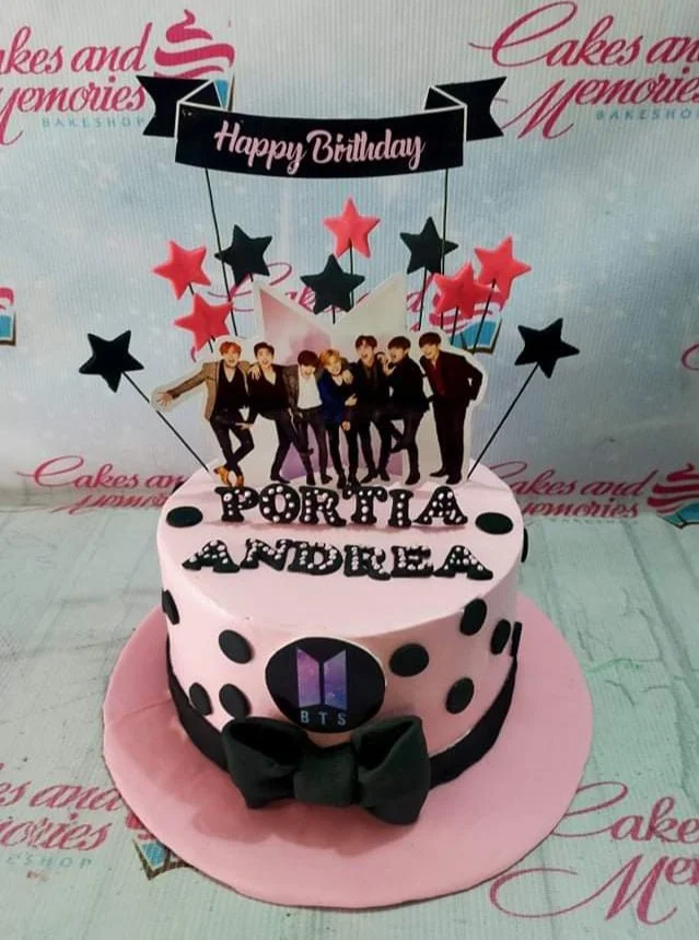 Bts Kpop Day Of The Dead Cake Design