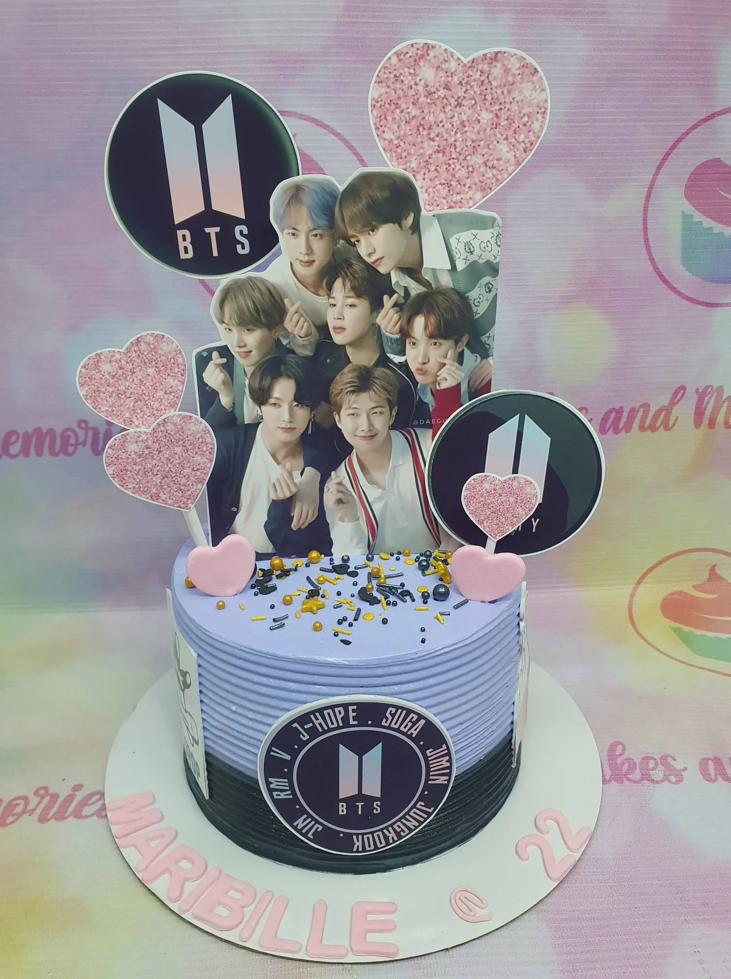 Bts Kpop Cake