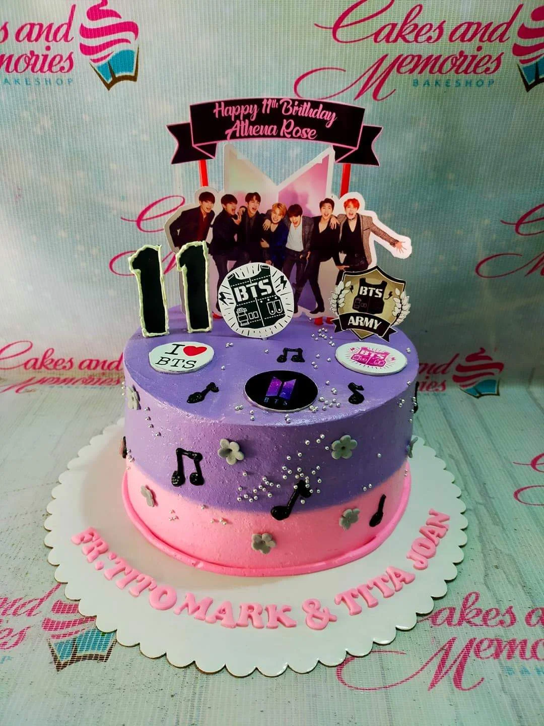 Bts Kpop Cake