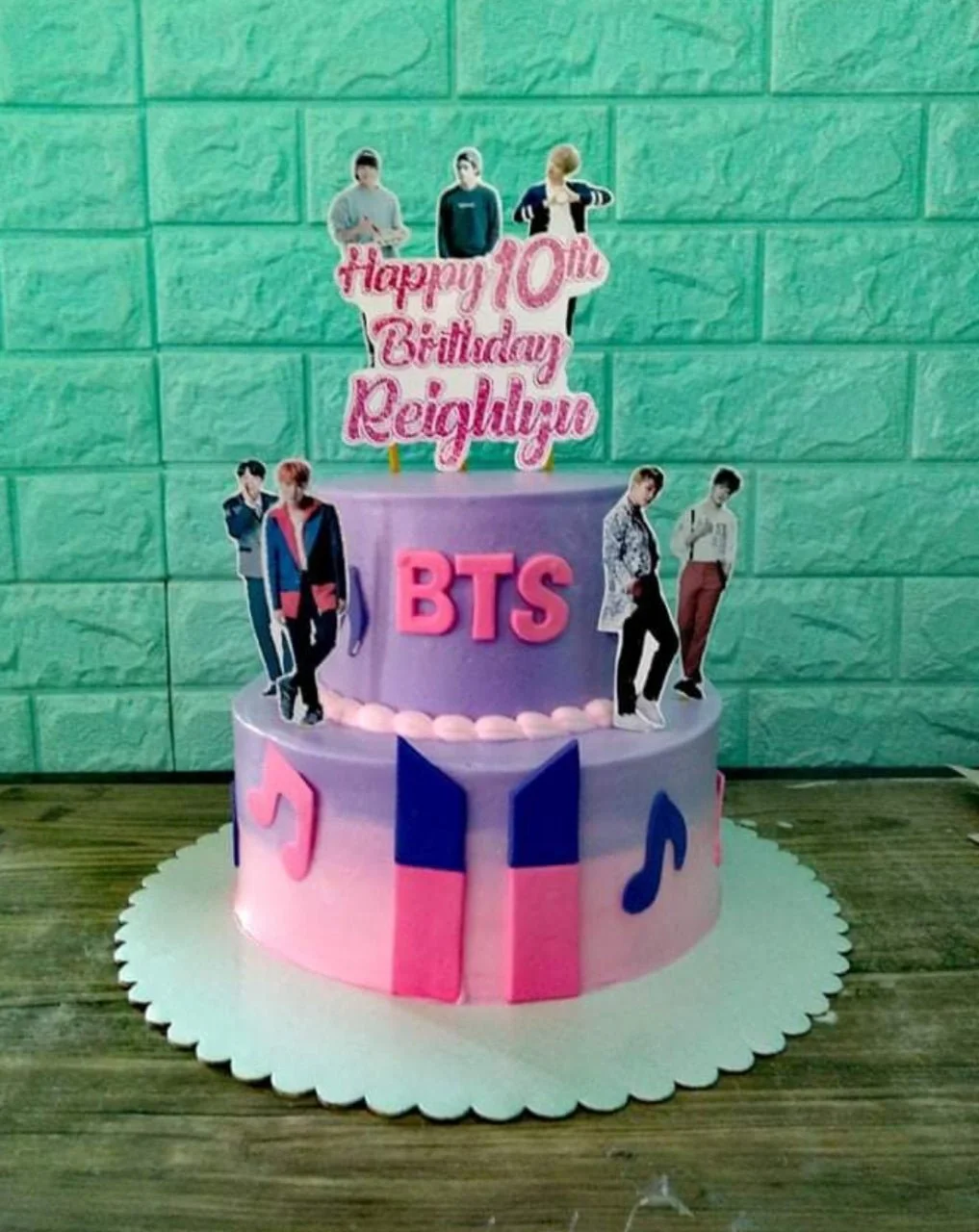Bts Kpop Cake