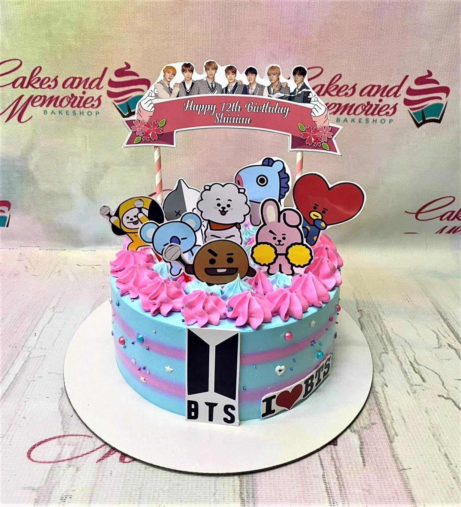 Bts Kpop Cake