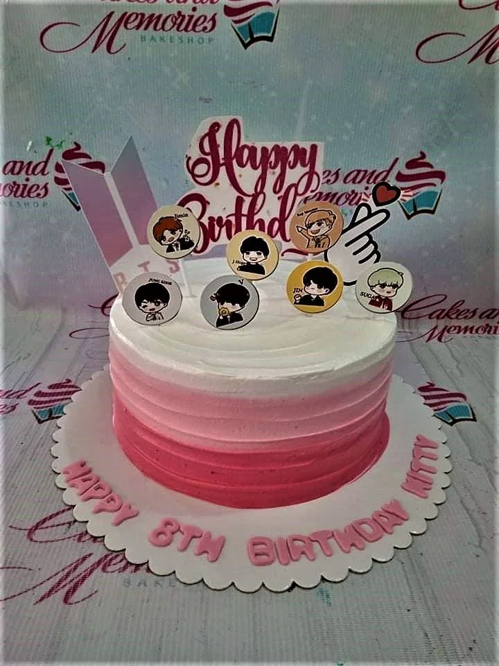 Bts Kpop Cake