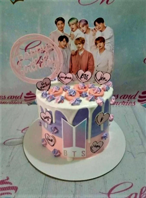 Bts Kpop Cake