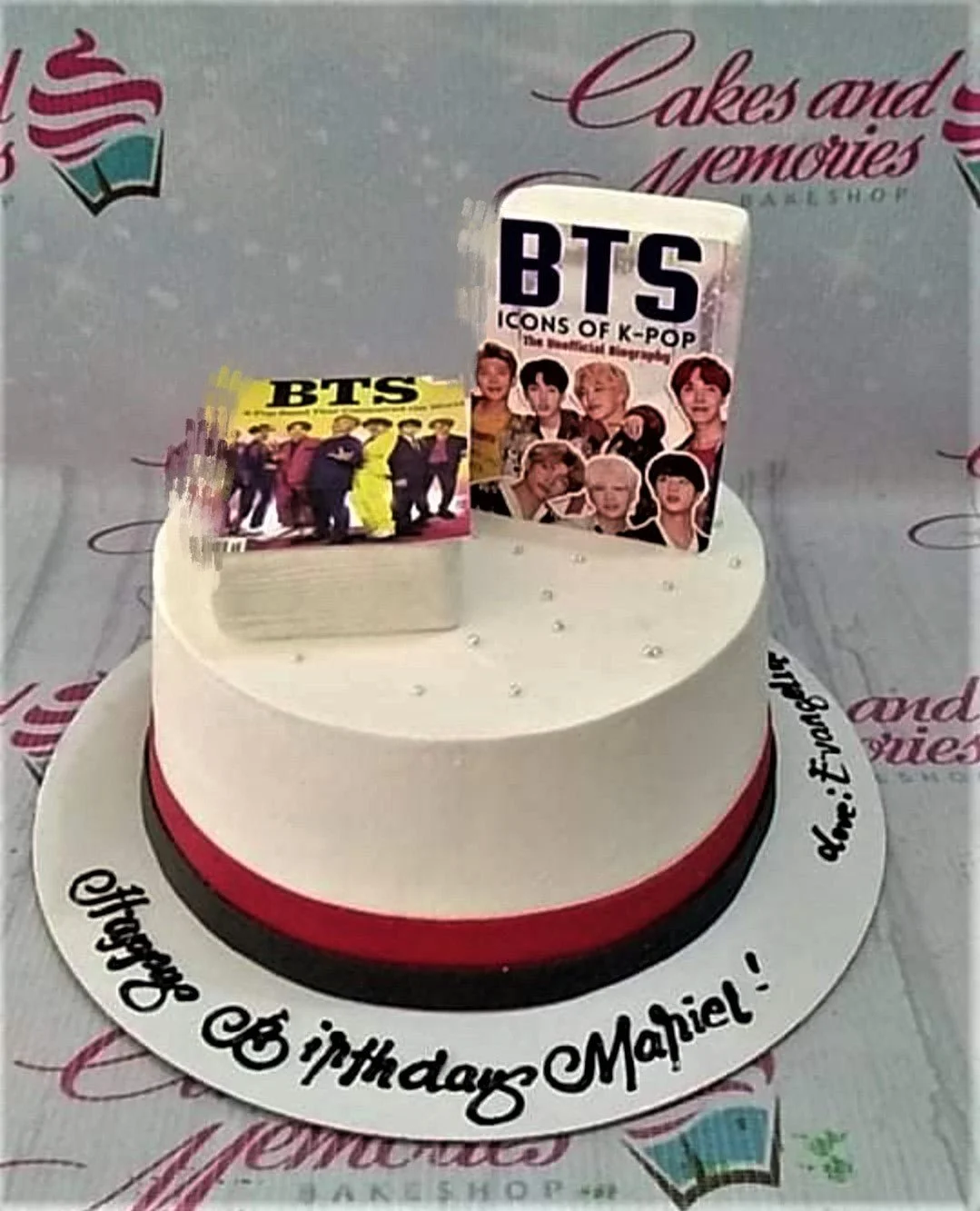 Bts Kpop Books Cake Design