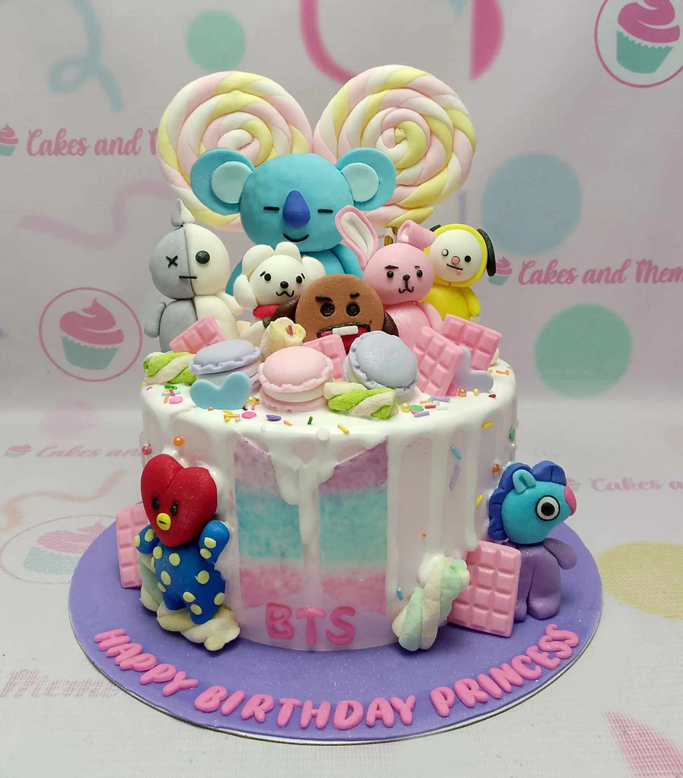 Bts Kpop Koala Cake Design