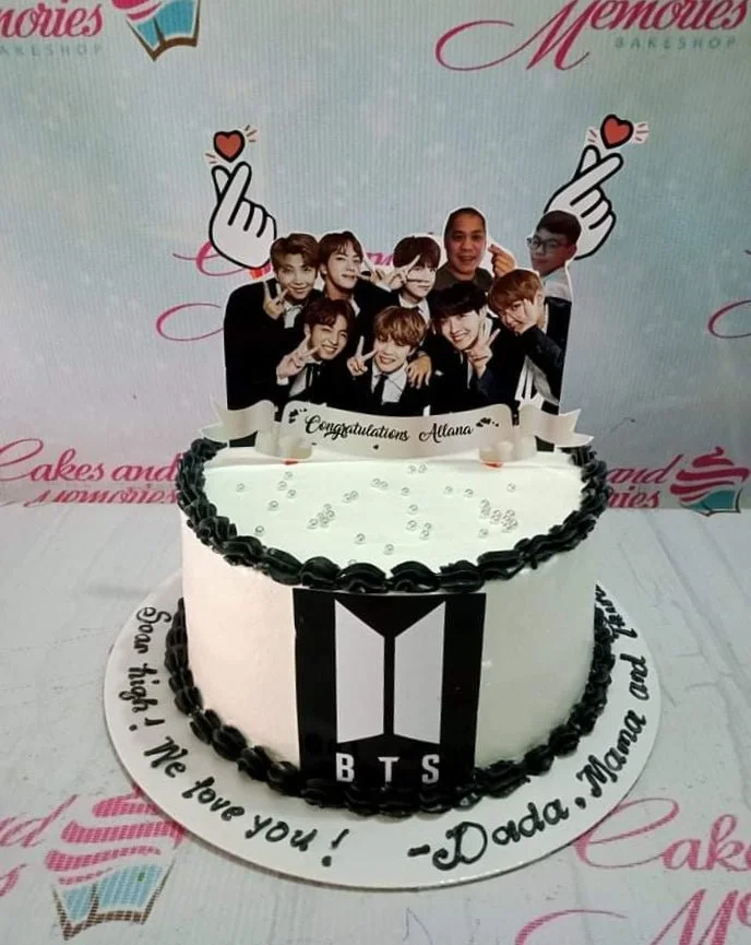 Bts Kpop Day Of The Dead Cake Design