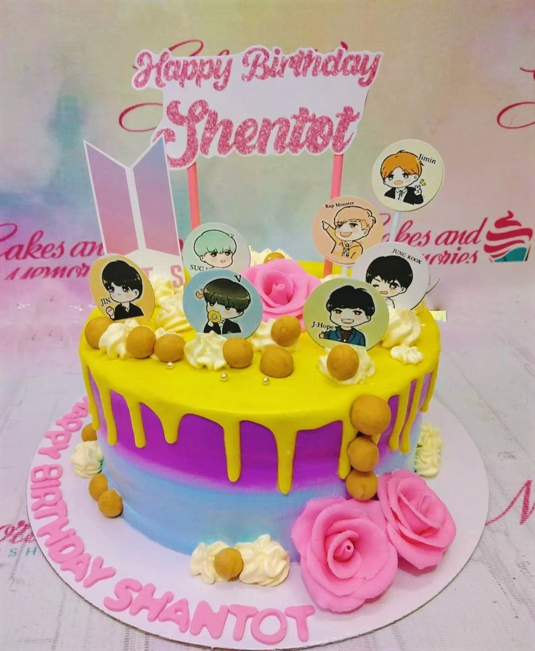 Bts Kpop Cake