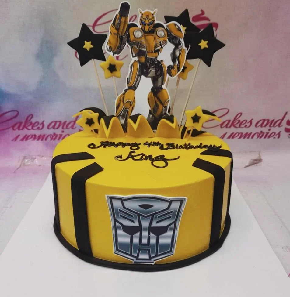 Bumblebee Transformers Cake